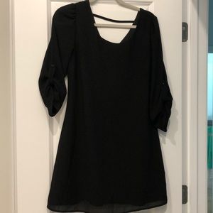 Black long sleeve dress